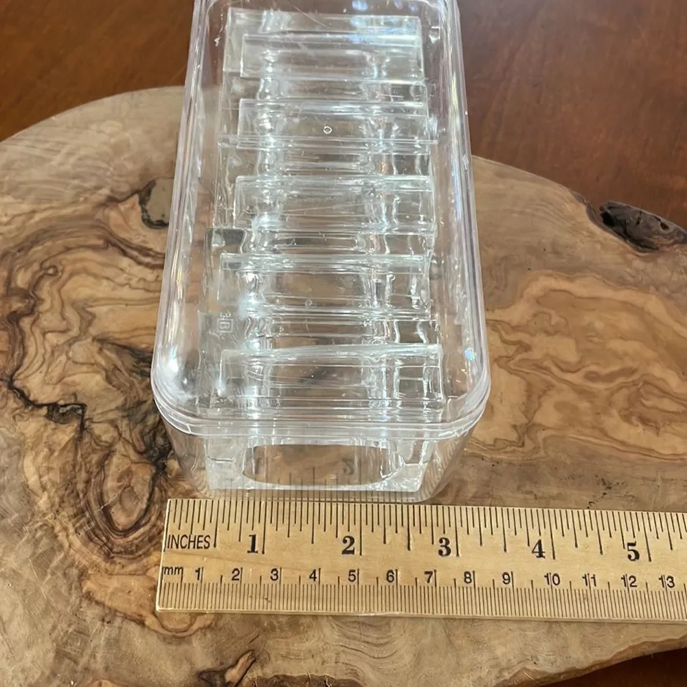 Set of 5 Acrylic Bud Vase Napkin Rings